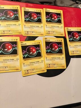 7 Voltorb Pokemon Cards